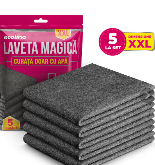 Laveta care curăță impecabil doar cu apă